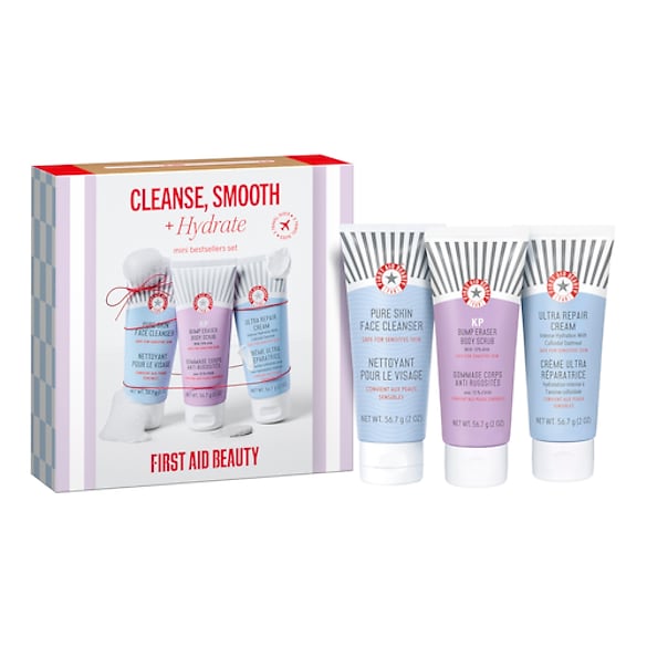 Face + Body Bestsellers -  Coffret format de voyage , FIRST AID BEAUTY