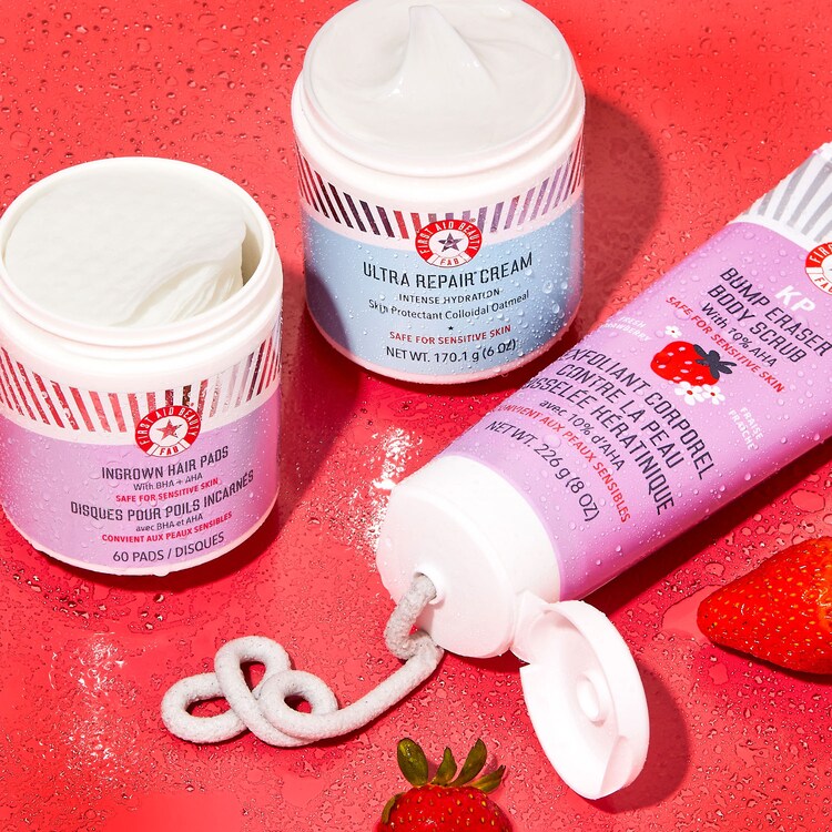 KP Body Scrub Strawberry - Bodyscrub med AHA Jordbærduft Omgående virkning