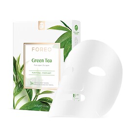 Green Tea - Maschera viso in tessuto purificante pelli miste attivabile da UFO