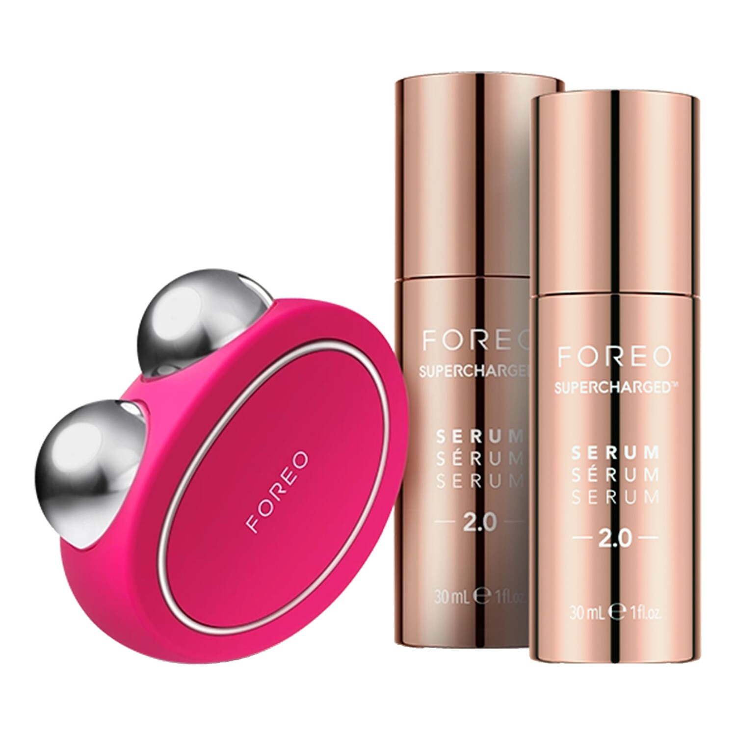FOREO - BEAR™ Bundle - přístroj + 2x SUPERCHARGED™ Sérum 2.0