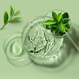 Green Tea - Maschera viso in tessuto purificante pelli miste attivabile da UFO