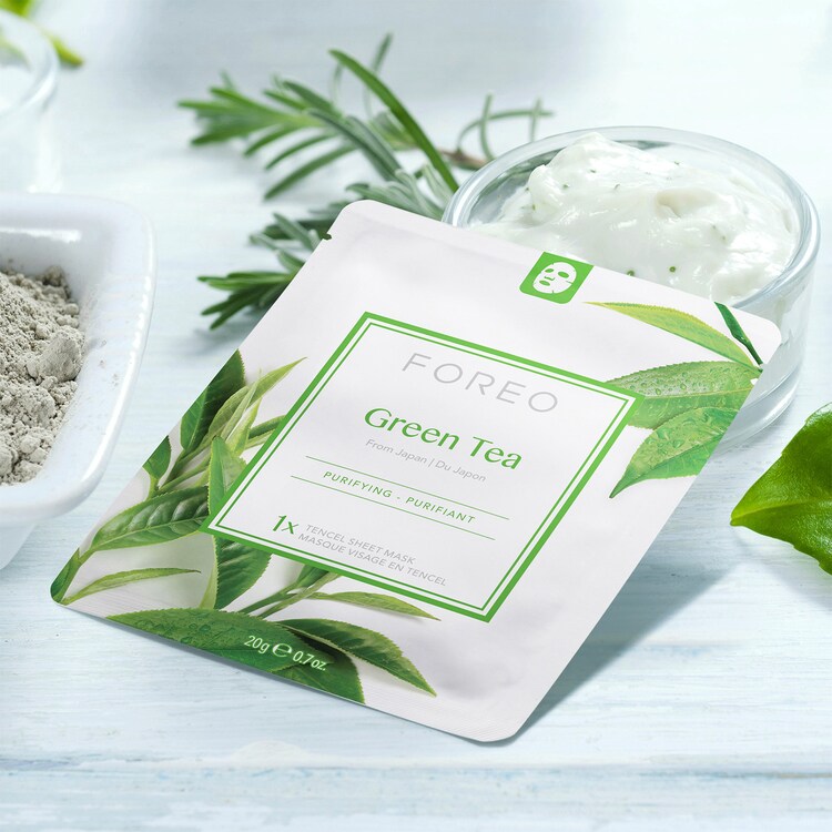 Sheet Mask Farm To Face Green Tea - Maseczki w płachcie 