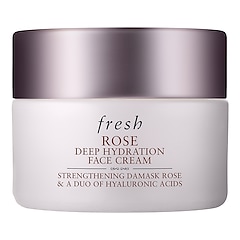 Rose Face Cream - Gül ve hyaluronik asit içeren nemlendirici yüz bakımı, FRESH
