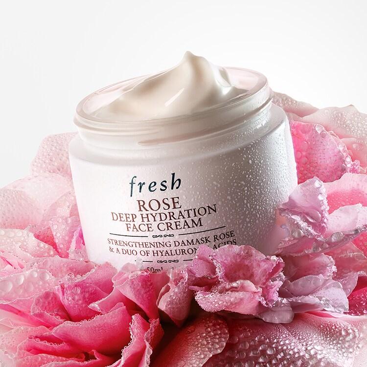 Rose Face Cream - Soin visage hydratant à la rose et à l’acide hyaluronique