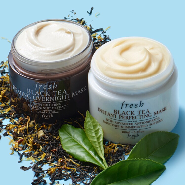Black Tea Overnight Mask - Masque de nuit visage hydratant au thé noir