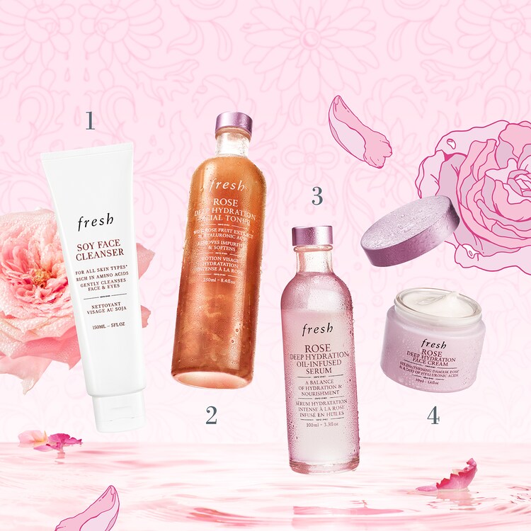 Rose Deep Hydration Facial Toner - Lotion tonique visage à l'acide hyaluronique