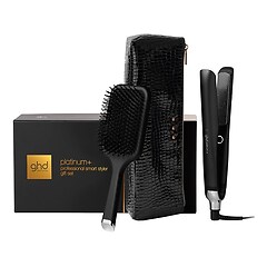 ghd platinum+ Gift Set - piastra per capelli professionale + paddle brush, GHD