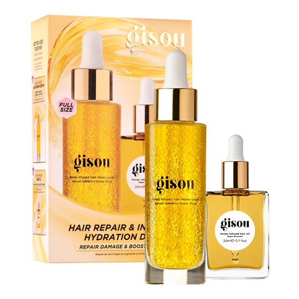 Hair Repair & Intense Hydration Duo - Yıpranmış ve Mat Saçlar için Serum ve Yağ, GISOU