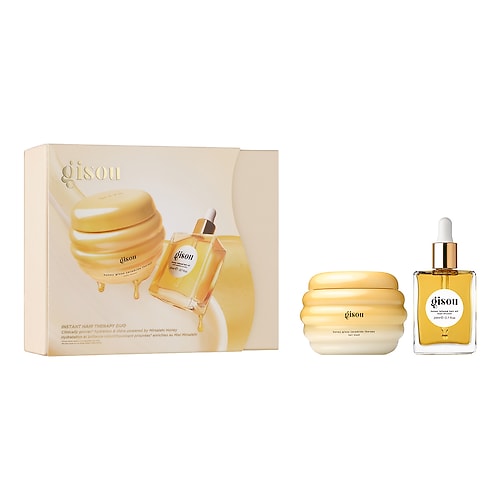 Gisou - Instant Hair Therapy Duo - Σετ προϊόντων περιποίησης μαλλιών με μέλι | 7.76087e+09 -hair duo-hair oil ml & hair mask ml