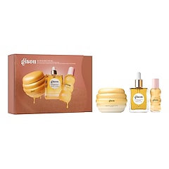 On-The-Go Honey Hair Trio - Coffret soins cheveux infusés au miel, GISOU