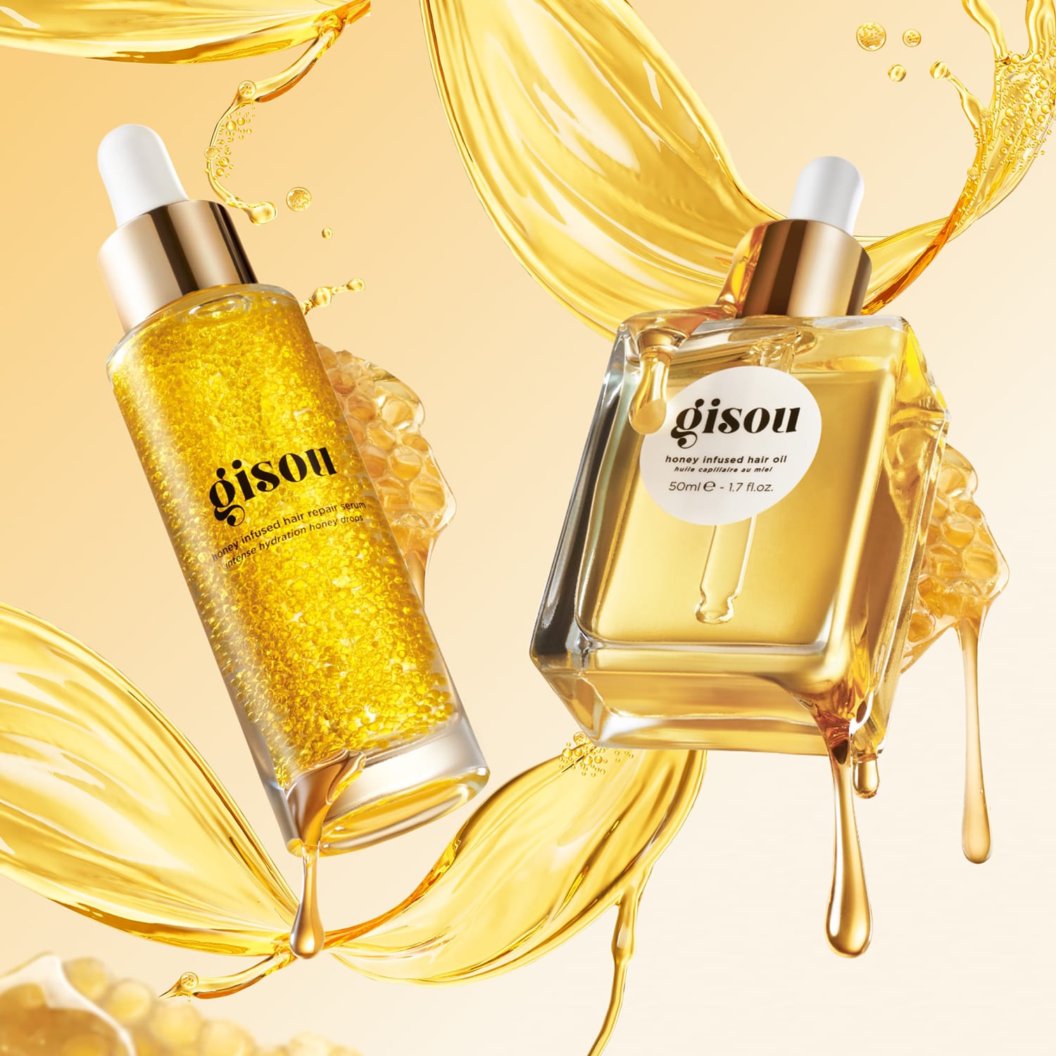 GISOU Honey Gloss Hydration Heroes セット Nouveau : ensemble de héros infusés au miel – Gisou EU