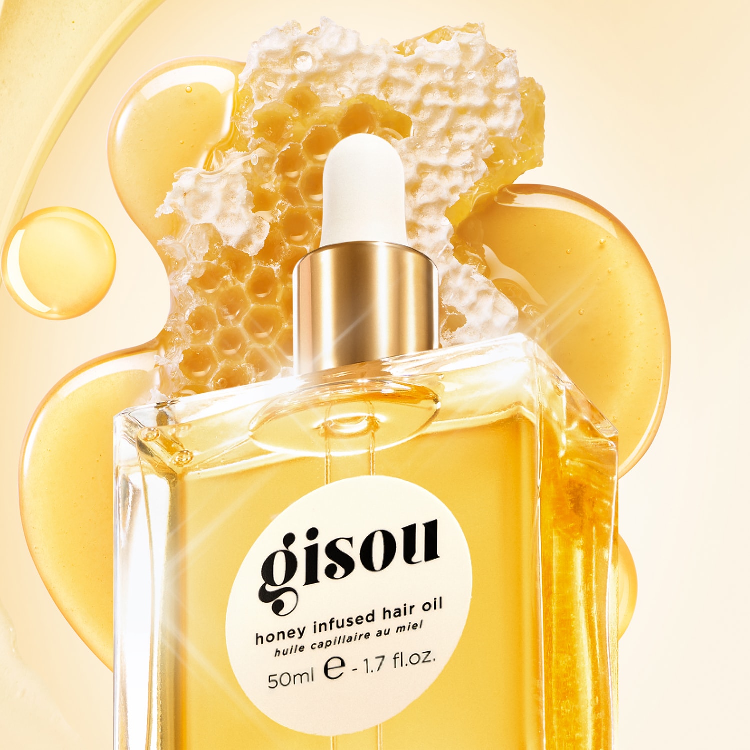 GISOU Honey Infused Hair Oil 50ml | SEPHORA UK