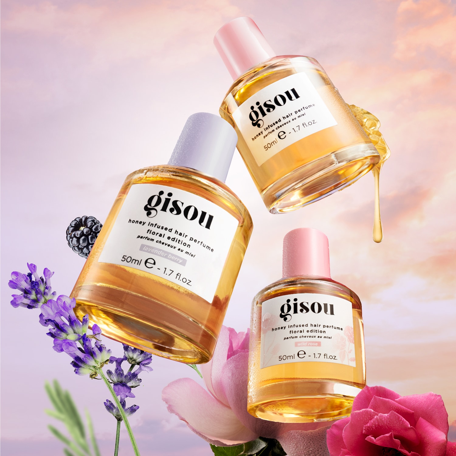 スタイリング剤 Gisou Honey Infused HairPerfume Lavender Amazon.com : Gisou Honey Infused Hair Perfume Floral Edition