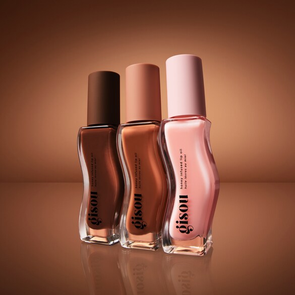 Gisou - Honey Infused Lip Oil - Olio Labbra Al Miele - honey Infused Lip Oil-vanilla Glaze 8ml - Donna