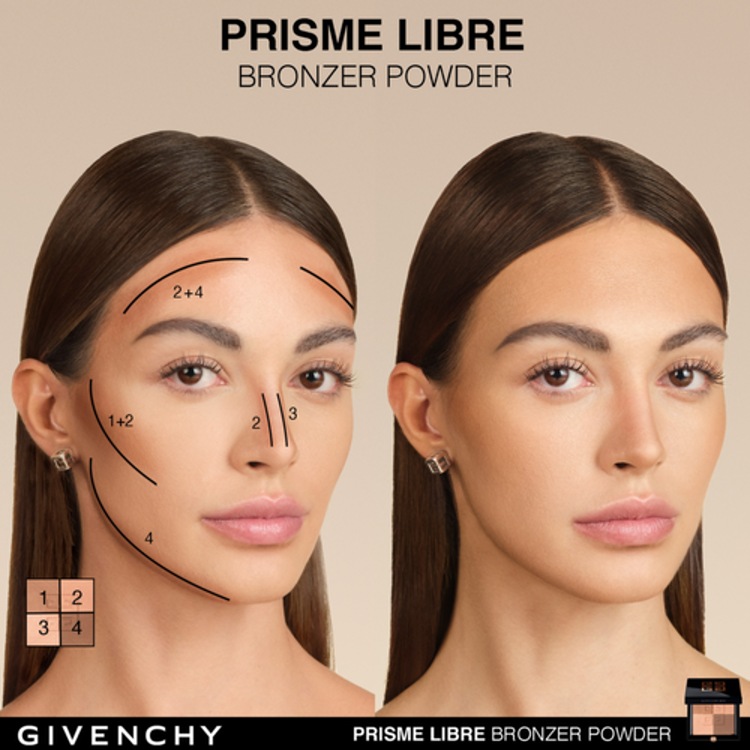 Prisme Libre Bronzer Powder - Poudre Bronzante et Sculptante 4 Couleurs