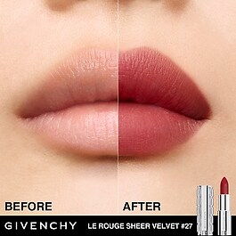 Le Rouge Sheer Velvet Edition Limitée -  Rouge à lèvres mat effet floutant