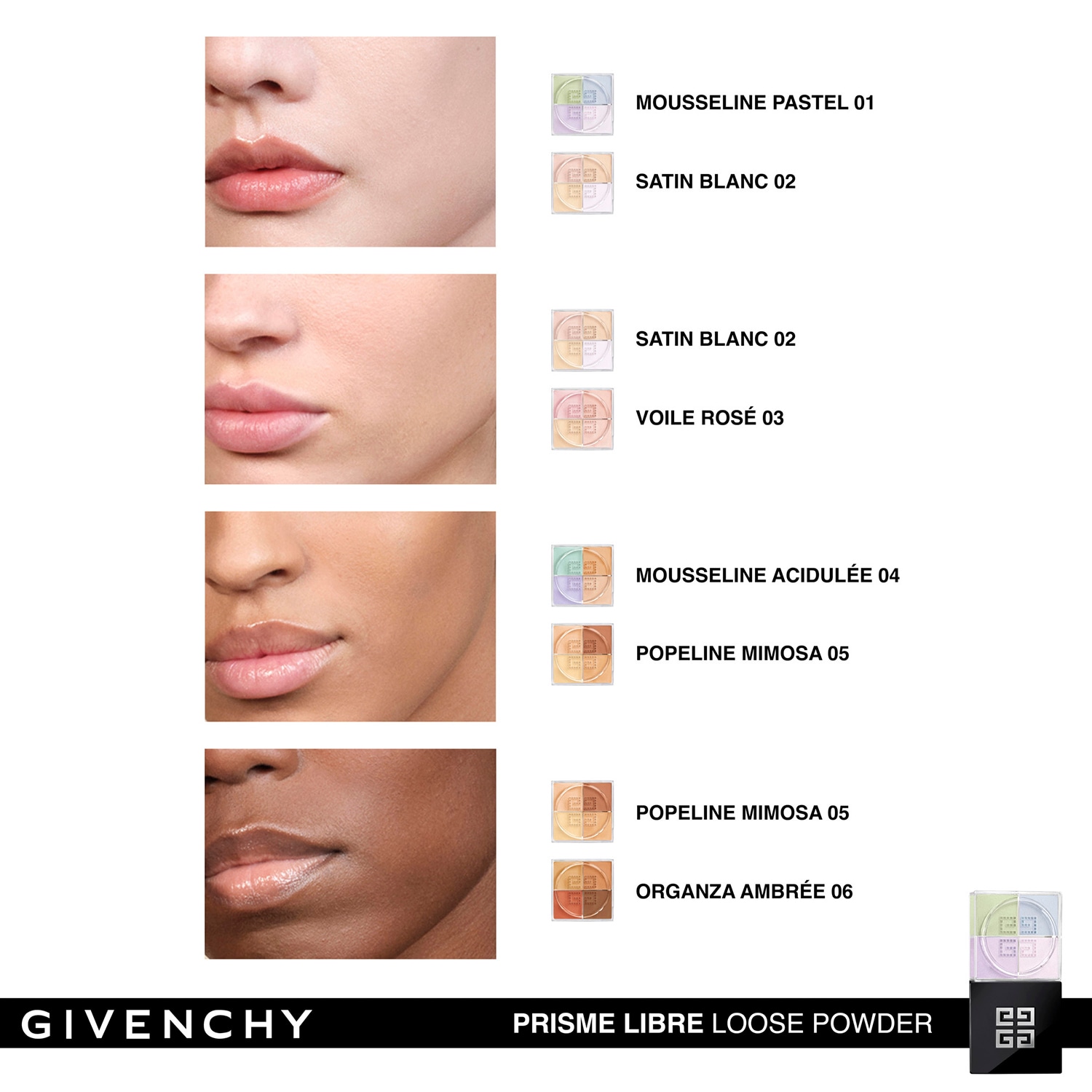 Prisme Libre Loose Powder 4 in 1 - Pudra Libera | Givenchy ≡ SEPHORA
