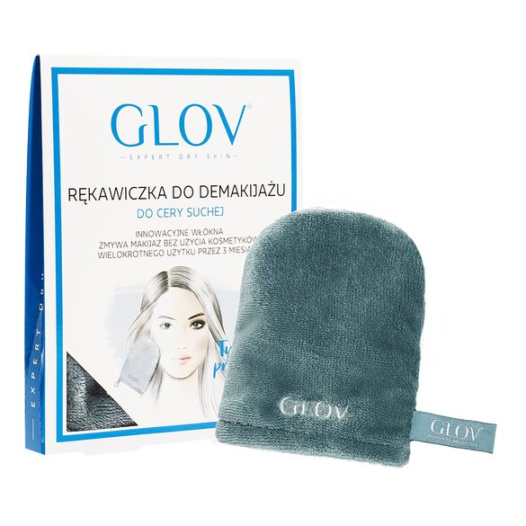 Glov Expert Dry Skin - Rukavice na odlíčení pro suchou pleť, GLOV