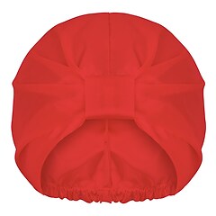 Anti-Frizz Satin Hair Bonnet Red - Satynowy czepek do włosów, GLOV