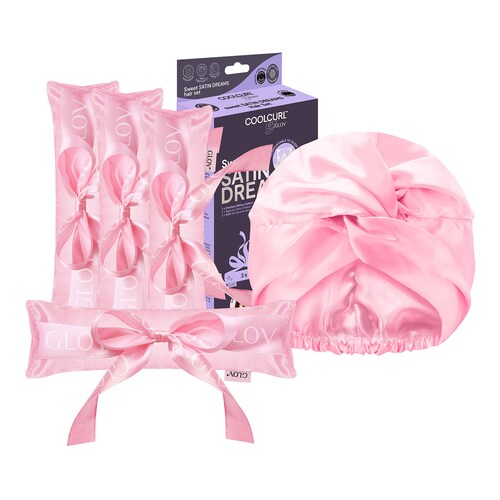 COOLCURL TM Sweet Satin Dreams Hair Set - zestaw do kręcenia włosów na zimno