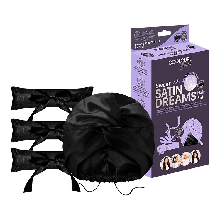 CoolCurl Sweet Satin Dreams Hair Set - zestaw do włosów