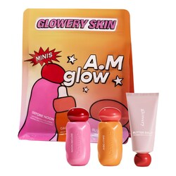 Minis A.M. Glow - Trio soins de jour booster d'éclat