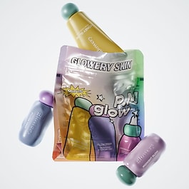 Minis P.M. Glow - Tr&iacute;o de noche reparador de la barrera cut&aacute;nea