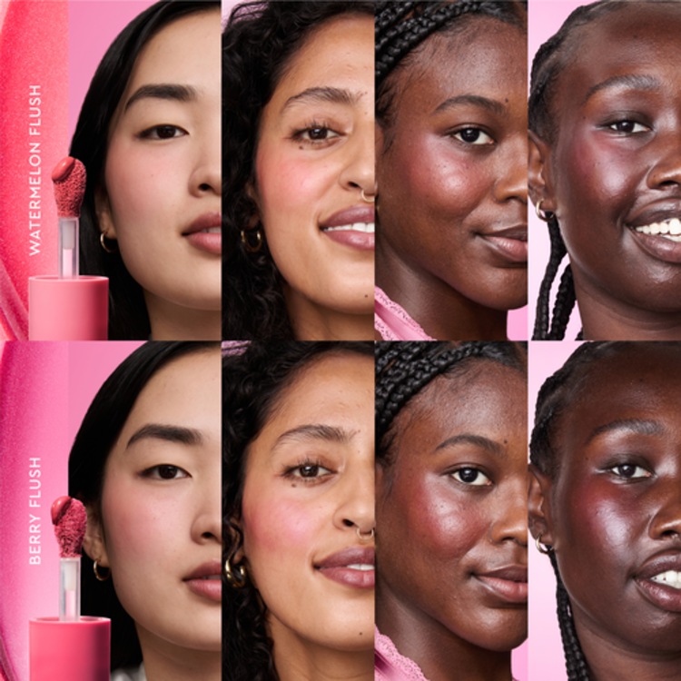 Watermelon Glow Niacinamide Dewy Flush - Blush Liquide Éclaircissant