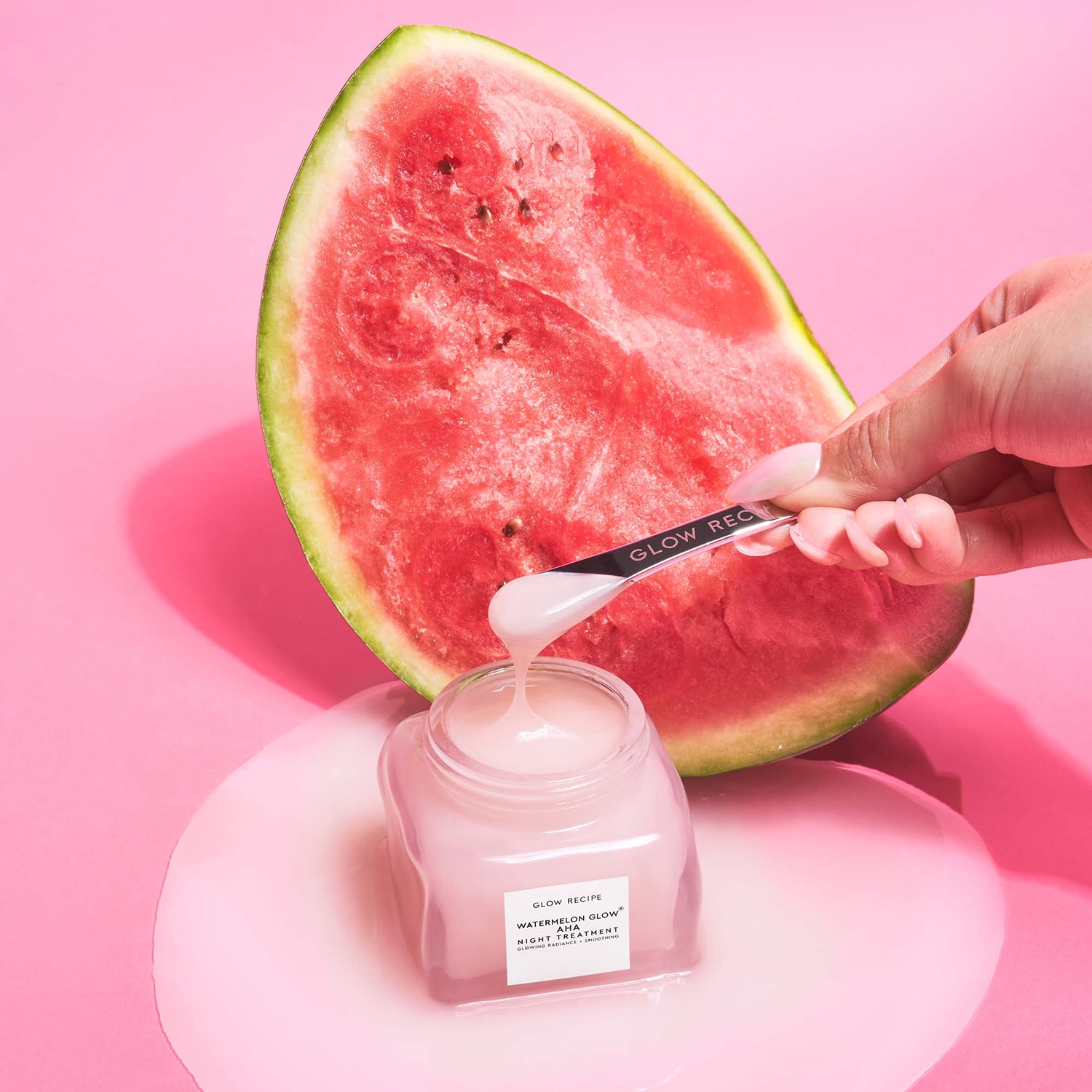 Watermelon Glow - Crema de noapte cu AHA, mini | Glow Recipe