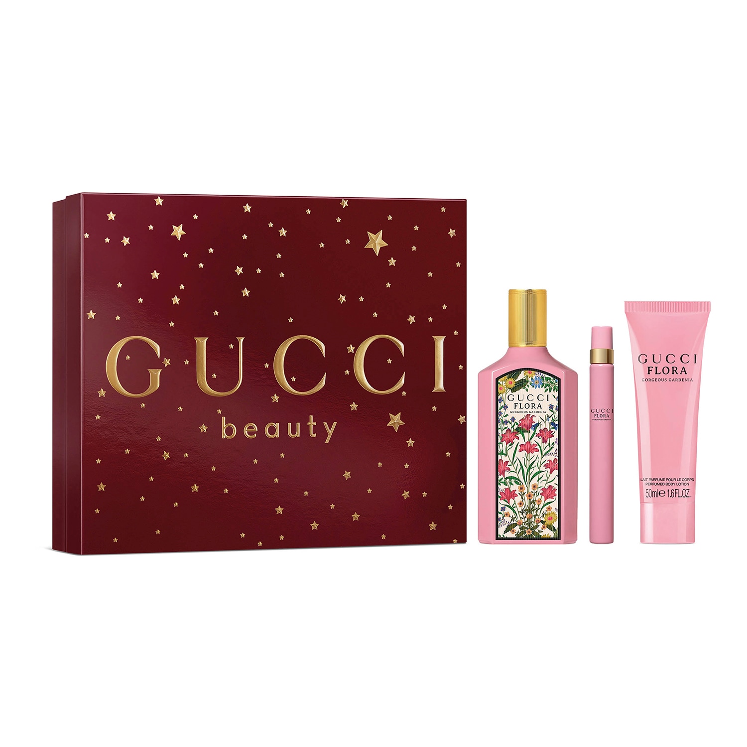 GUCCI FLORA GORGEOUS GARDENIA 香水セット Flora Gorgeous Gardenia - Eau de Parfum Set ❘ GUCCI ≡ SEPHORA