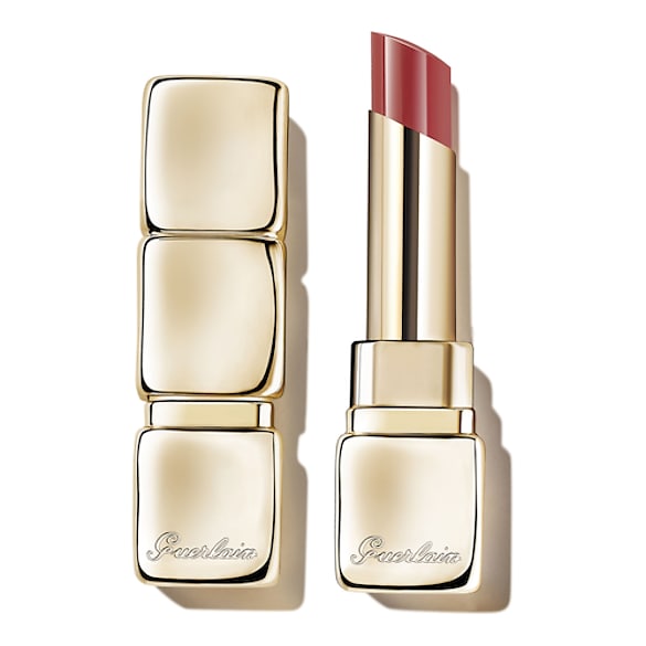 KissKiss Shine Bloom - Rossetto brillante 95% di ingredienti di origine naturale, GUERLAIN