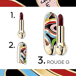 Rouge G Marmo Kiss - L'écrin bijou double miroir Édition Limitée