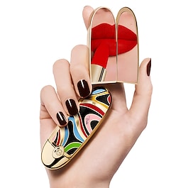 Rouge G Marmo Kiss - L'écrin bijou double miroir Édition Limitée