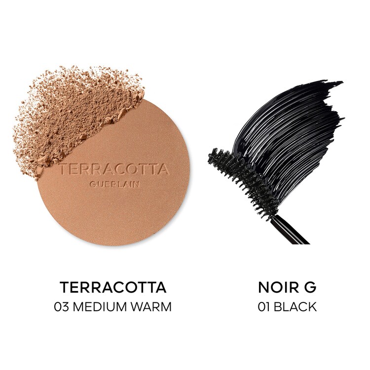 COFRE TERRACOTTA x NOIR G - LOS POLVOS BRONCEADORES Y LA MÁSCARA DE PESTAÑAS