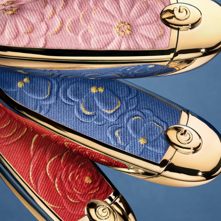 Rouge G Blooming Denim L'écrin bijou double miroir - Édition Limitée 