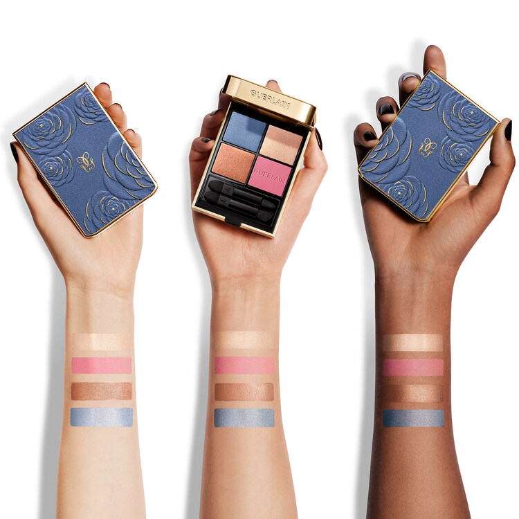 Ombres G Denim Blossom Ombres à paupières 4 couleurs - Édition Limitée