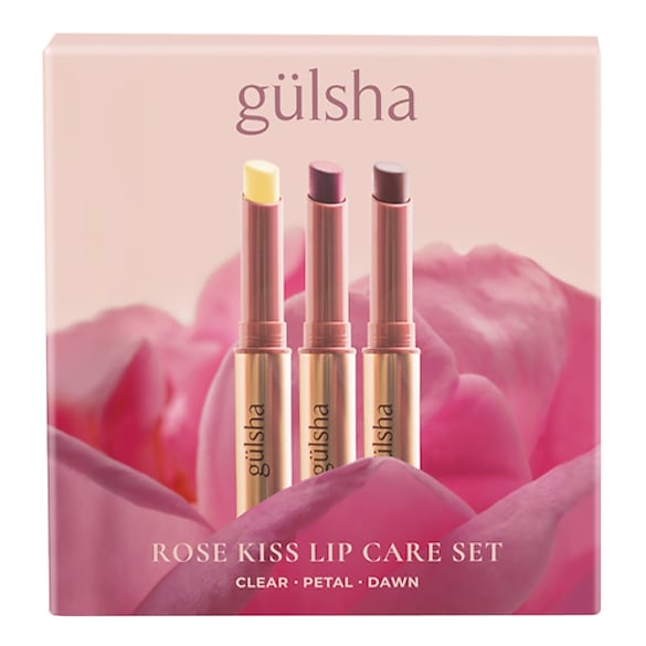 G&uuml;ll&uuml; Dudak Bakımı Seti - Renkli Dudak Balmı, GULSHA