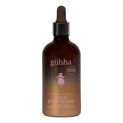 Işıltılı G&uuml;ll&uuml; V&uuml;cut İksiri Bronz - Nemlendirici V&uuml;cut Yağı, GULSHA