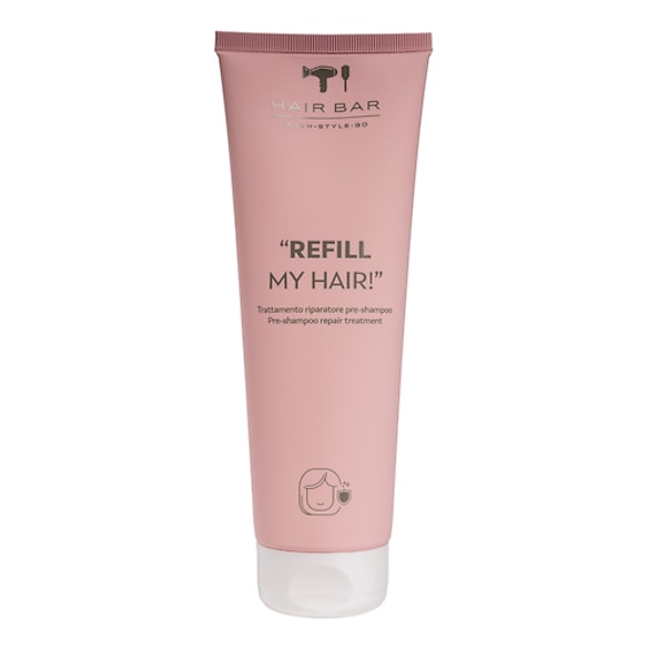 Refill my hair! - trattamento riparatore pre-shampoo, HAIR BAR