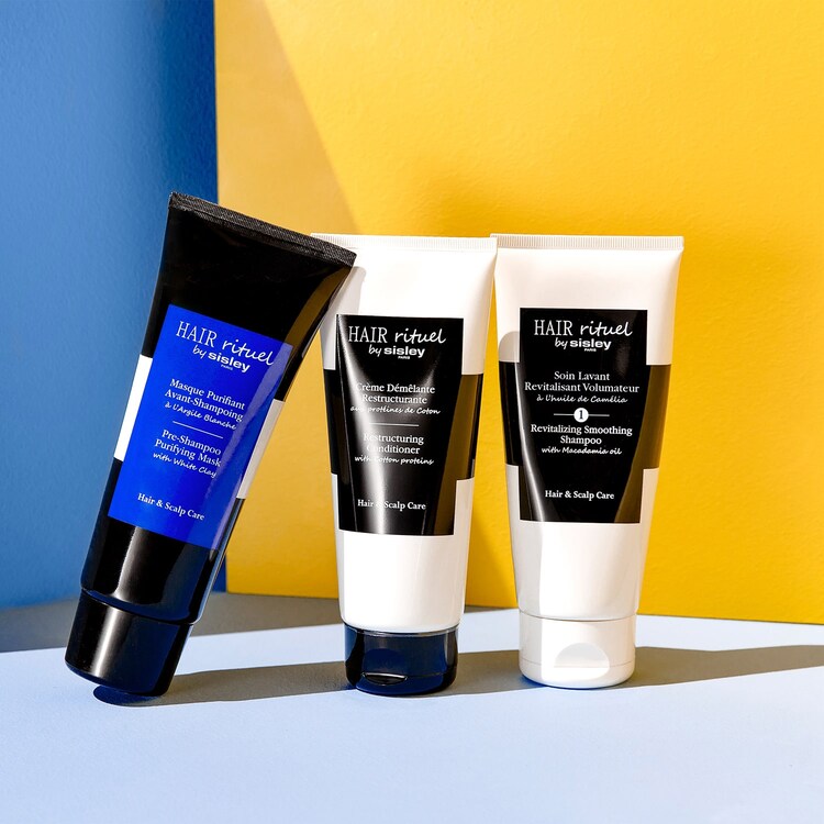 Masque Purifiant Avant-Shampoing à l'Argile Blanche - Masque Cheveux Normaux