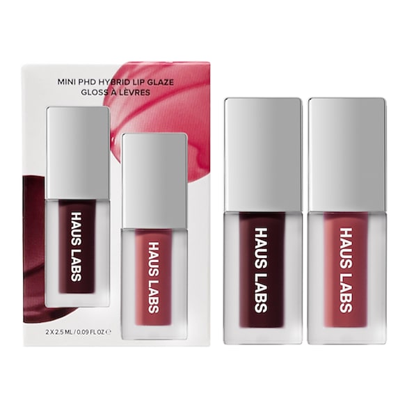Mini PhD Hybrid Lip Glaze Duo Set - Sada třpytivých lesků na rty, HAUS LABS BY LADY GAGA