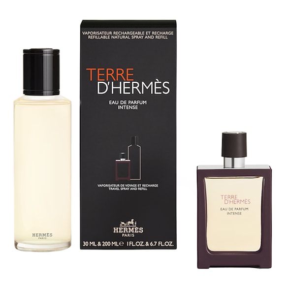 Terre d'Herm&egrave;s - Eau de Parfum Intense Vaporisateur de Voyage et Recharge, HERM&Egrave;S