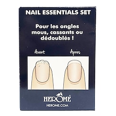 Set essentiel pour ongles mous - Coffret soin des ongles, HEROME