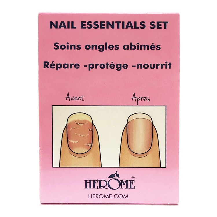 Set essentiel pour ongles stries et ternes - Coffret soin des ongles