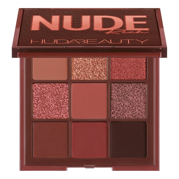 Nude Obsessions Eyeshadow Palette - Mini paleta de farduri de pleoape, Huda Beauty