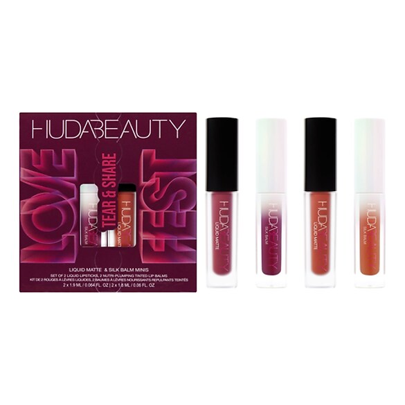 Lovefest Tear & Share - Lip Quad, Huda Beauty