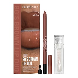 Lip Duo - 90s Brown -  Gloss og læbeblyanter