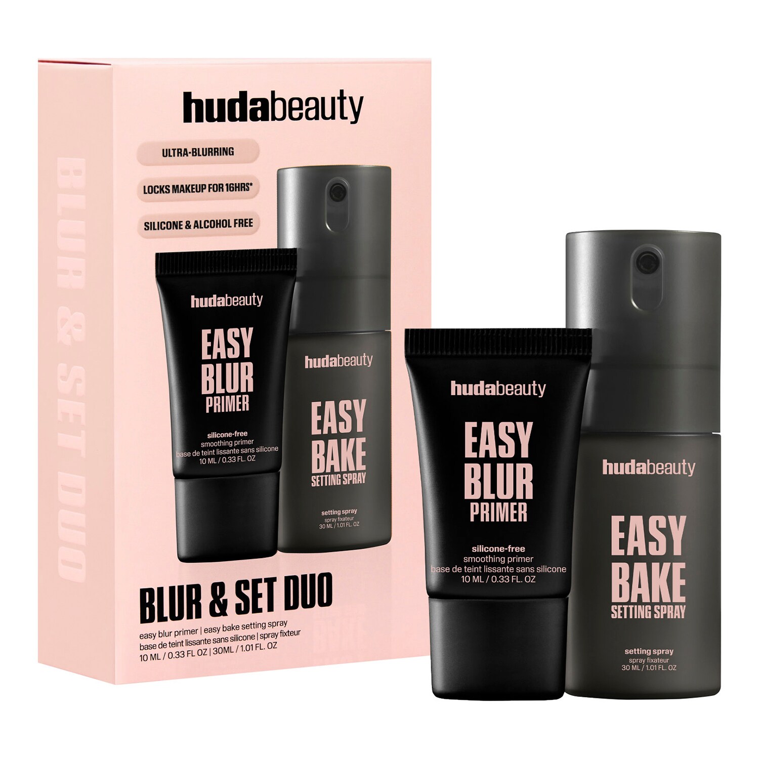HUDA BEAUTY - Blur And Set Duo - Sada na líčení