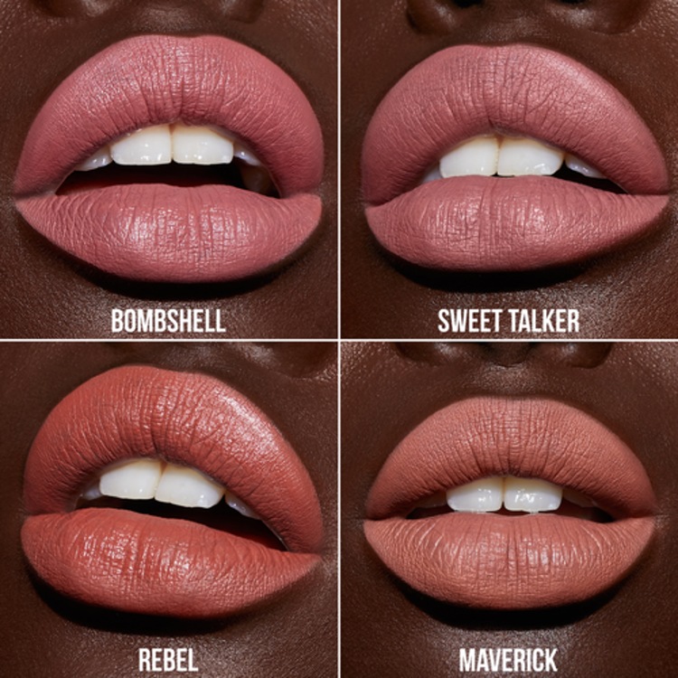 Pretty Grunge Liquid Matte Lip Quad - Coffret de rouges à lèvres liquides