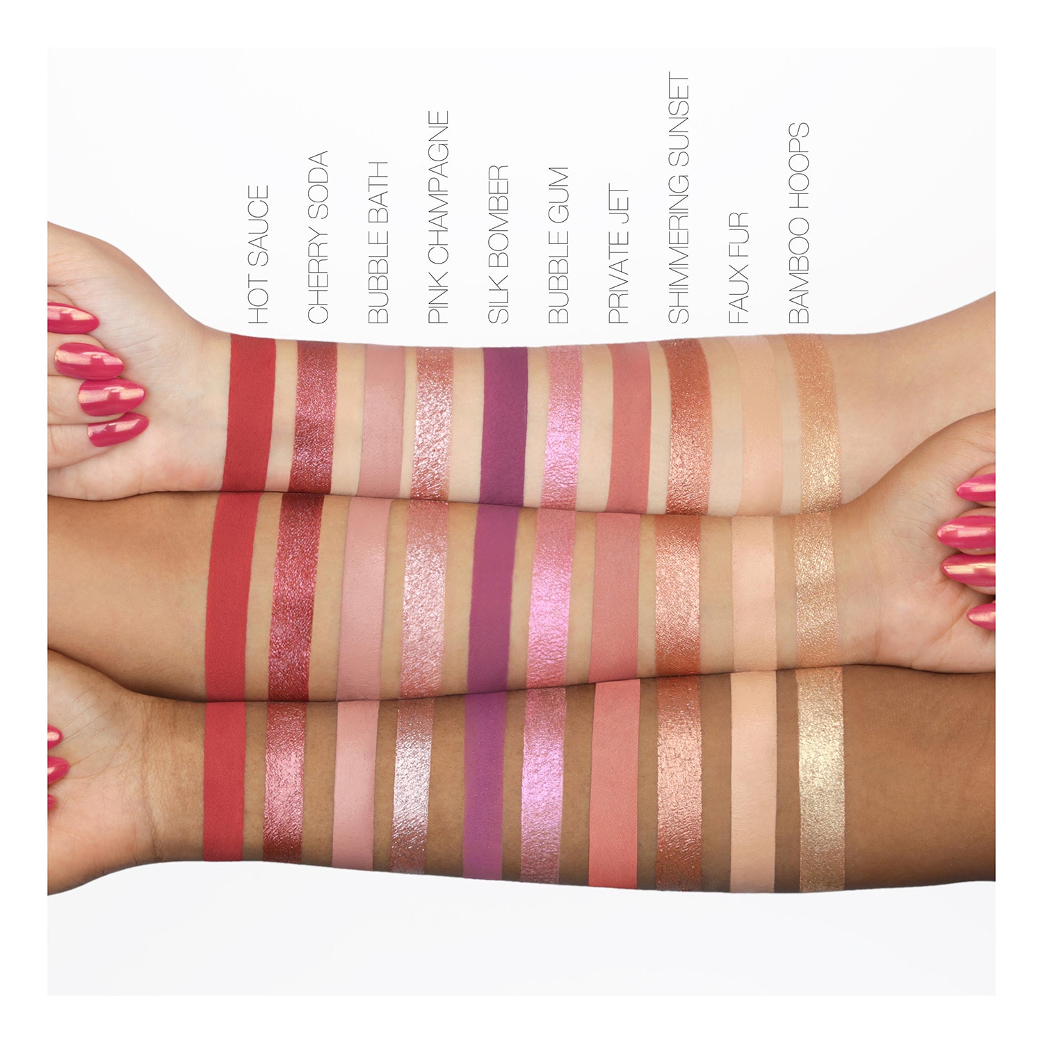 新品未使用 Huda Beauty Melted Shadows 5本セット NEW HUDA BEAUTY MATTE & METAL MELTED SHADOWS TUTORIAL AND SWATCHES